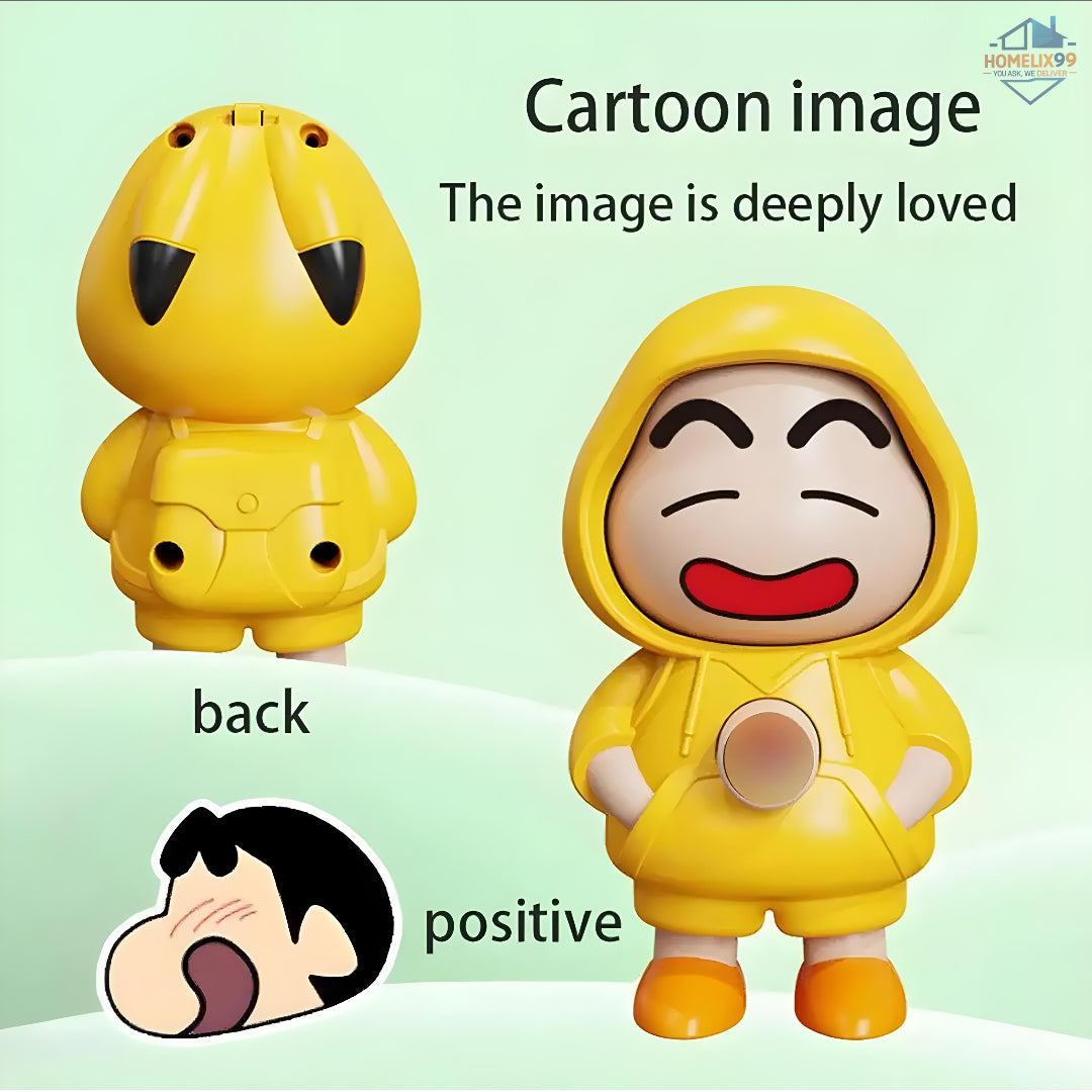 Face Changing Doll Keychain – 3 Fun Expressions Shinchan Accessory 🔑✨