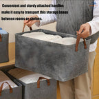 Premium Steel Frame Folding Cloth Storage Organizer – Window & Handles