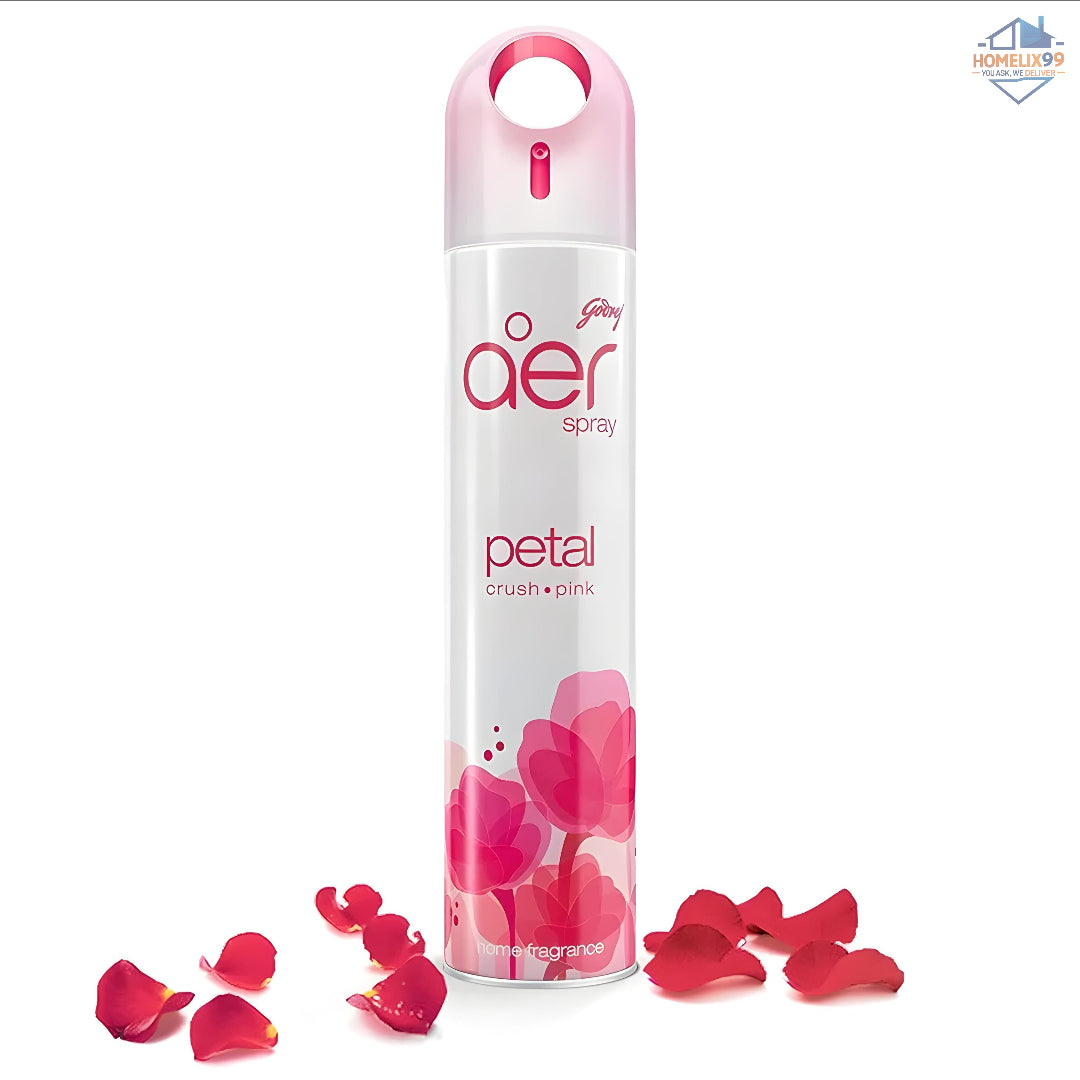 Godrej aer Matic Automatic Air Freshener Kit + Hand Spray – Petal Crush Pink Combo