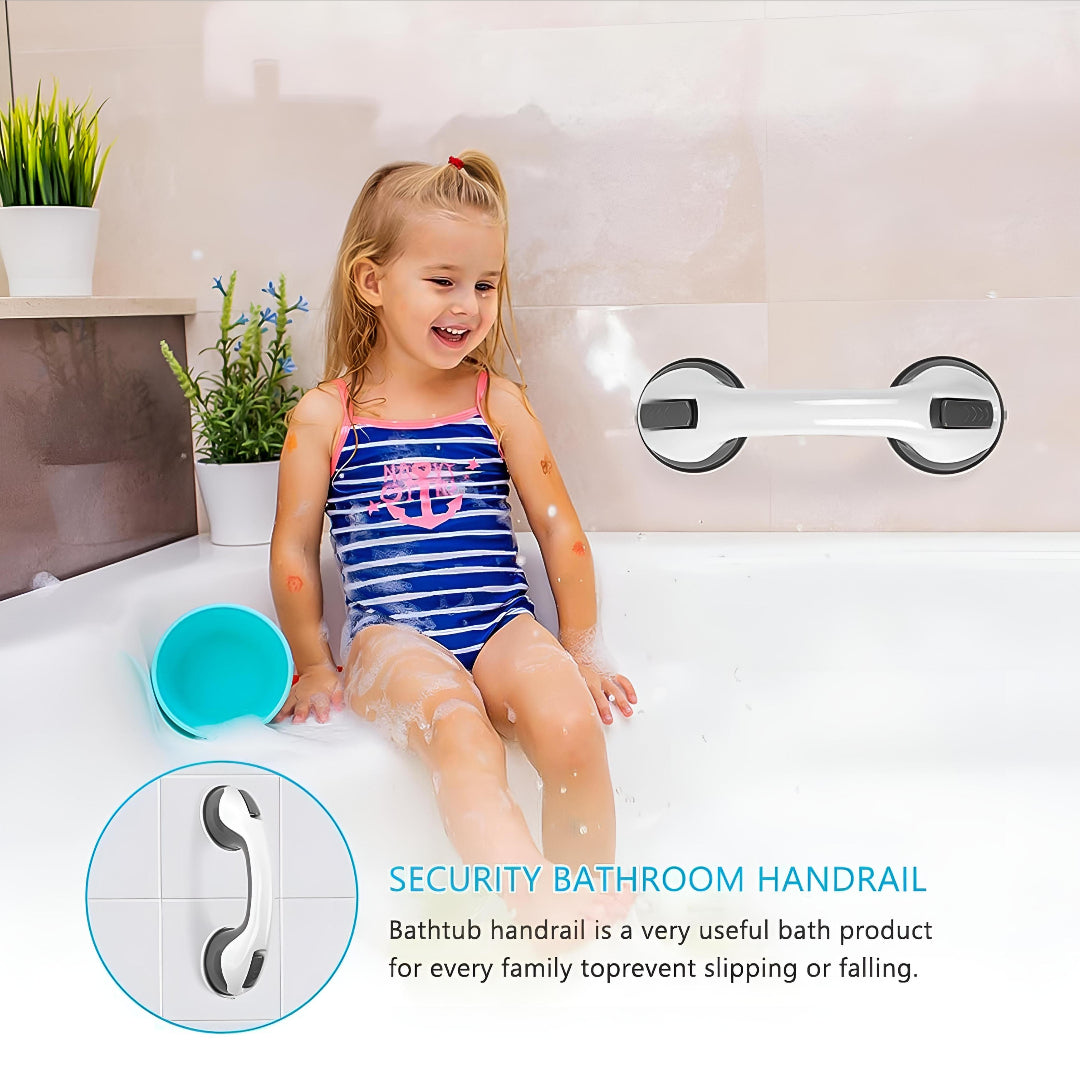 Magic Helping Handle – Suction Grab Bar for Bathroom, Toilet & Kitchen (No Drill Installation)