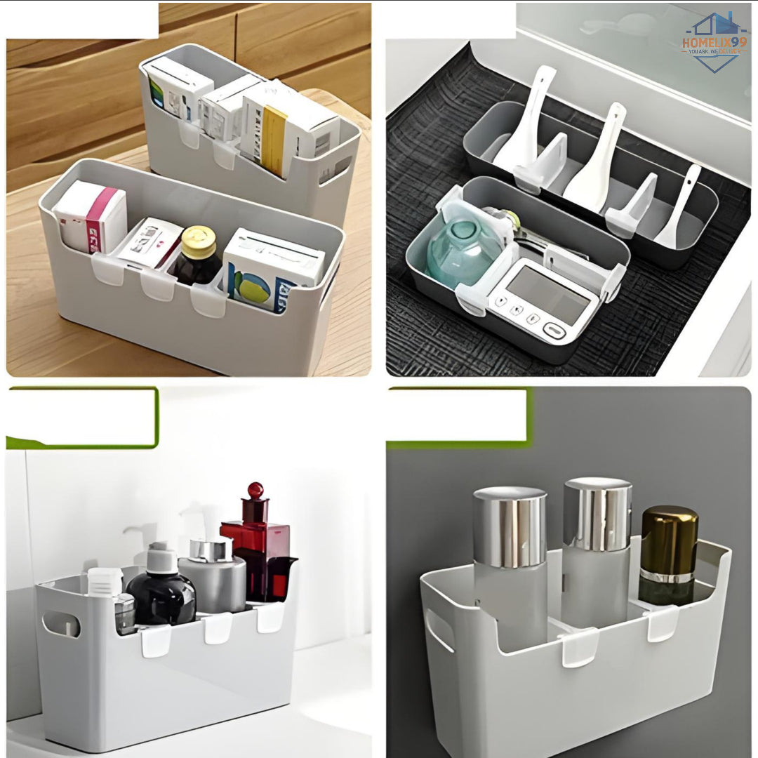 Refrigerator Drawer Shelf Divider Clip (6 pcs) – Fridge & Drawer Organizer 🧊🧺