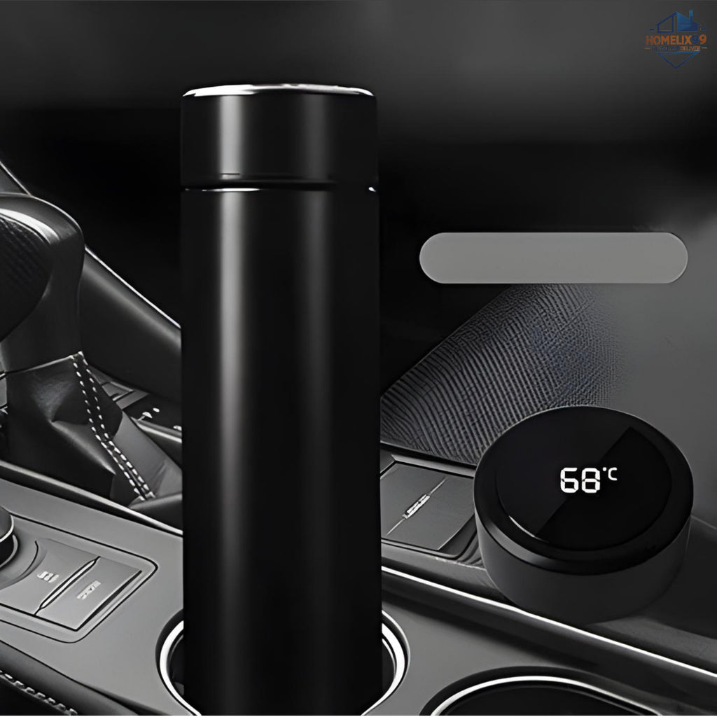 💧 SS Smart Vacuum Insulated Bottle (500ml) – LED Temperature Display | Hot & Cold Thermos 🔥❄️