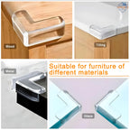 Silicone Corner Protector – Baby Safety Guards for Furniture, Tables & Beds (L-Shape, 4 Pcs Set)