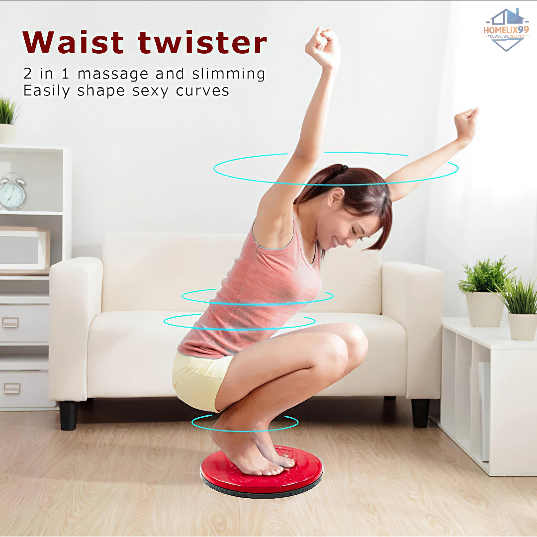Twisting Waist Disc Body Twister – Magnetic Therapy Balance Board for Home Workouts