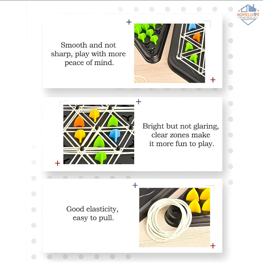 Chain Triangle Game – Brain-Boosting Strategy Game for Kids & Families 🔺🎲