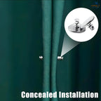 🪟 Magnetic Curtain Button Clips – No-Punch, Stylish, Reusable Clasps ✨