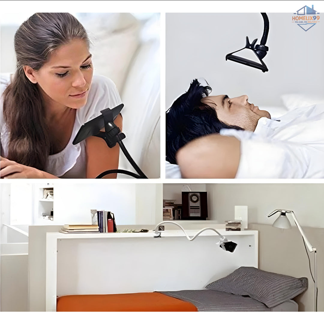📱 Heavy Duty Mobile Tabletop Stand – Foldable, Adjustable & Metal Built 🔩