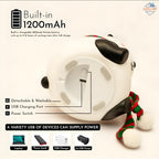 Silicone Panda Touch Lamp for Kids – 7-Color LED Night Light, Rechargeable & BPA-Free