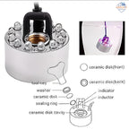 Magical Mist & Lights Transformation – 12 LED Color-Changing Ultrasonic Mist Maker 💨🌈
