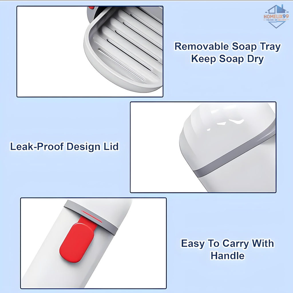 Leakproof Travel Soap Box – Waterproof & Durable Soap Holder (Random Color)
