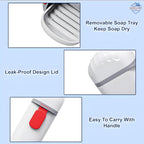 Leakproof Travel Soap Box – Waterproof & Durable Soap Holder (Random Color)