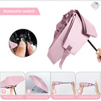 Mini Capsule Umbrella with Case – UV Protection, Windproof & Ultra-Portable (Random Color)