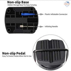 Portable High-Pressure Foot Air Pump with Gauge – Heavy-Duty Inflator for Car, Bike, Sports & More