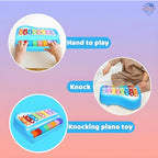 2-in-1 Piano Xylophone Toyset – Musical Fun for Kids 🎹🌈