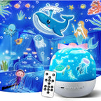 360° Rotating Starry Night Light – Magical Galaxy Projector 🌟🌙