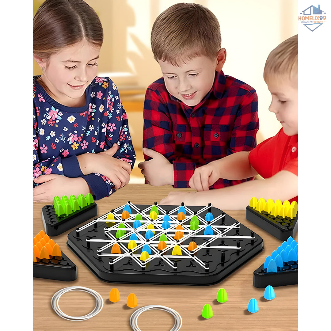 Chain Triangle Game – Brain-Boosting Strategy Game for Kids & Families 🔺🎲