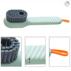 Shoe Cleaning Brush with Built-in Liquid Soap Dispenser – Soft Bristles for Shoes, Clothes & Sneakers