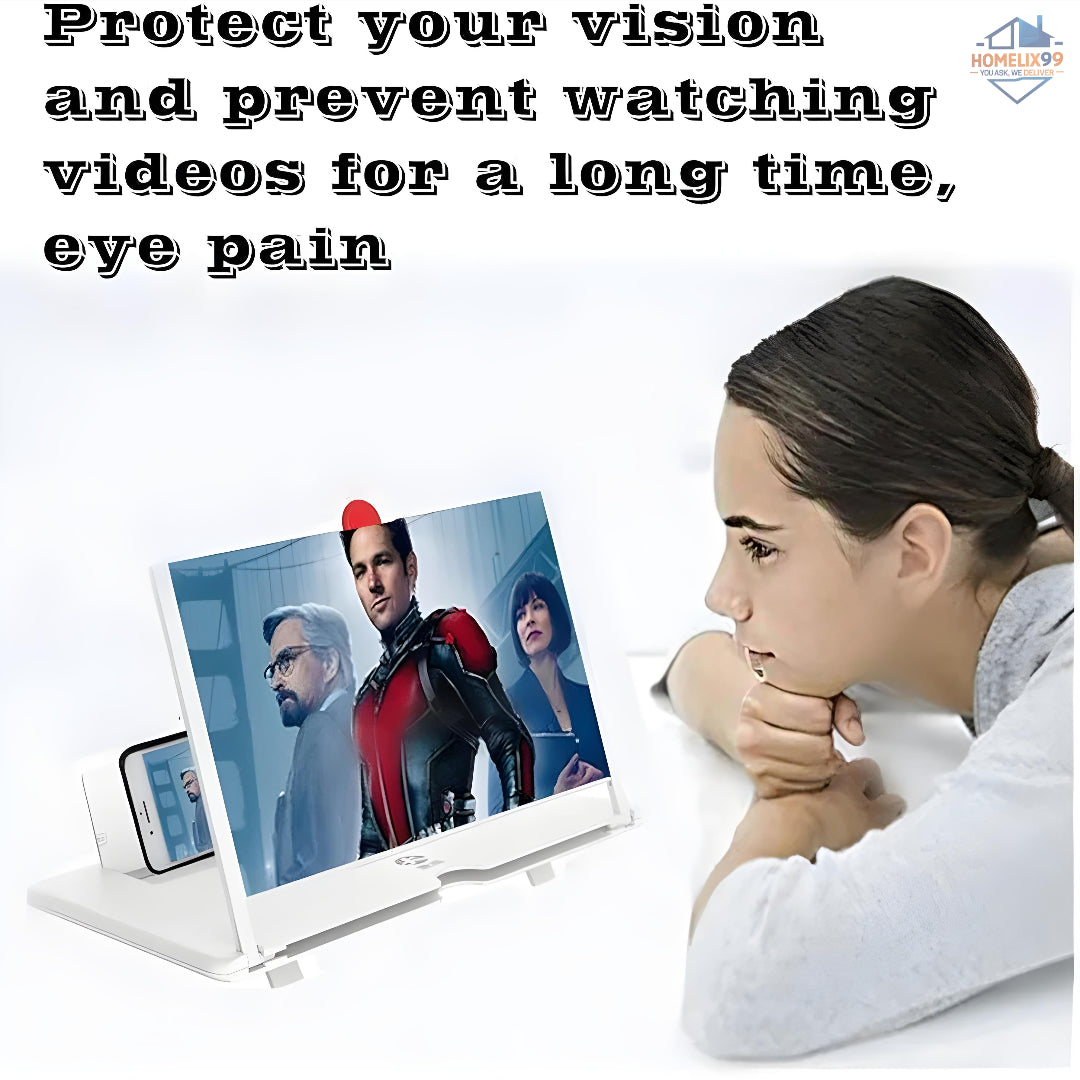 HD Mobile Screen Magnifier – 3D Video Amplifier for All Smartphones 📱📽️