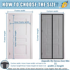 Magnetic Screen Door – Auto-Close Mesh for Fresh Air & Insect-Free Living 🚪🦟