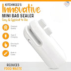 2-in-1 USB Mini Heat Sealer & Cutter for Plastic Snack Bags – Rechargeable, Magnetic, Pocket-Sized