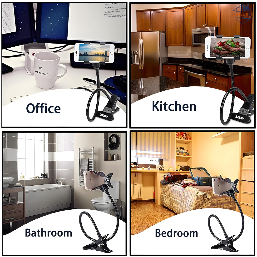 📱 Heavy Duty Mobile Tabletop Stand – Foldable, Adjustable & Metal Built 🔩