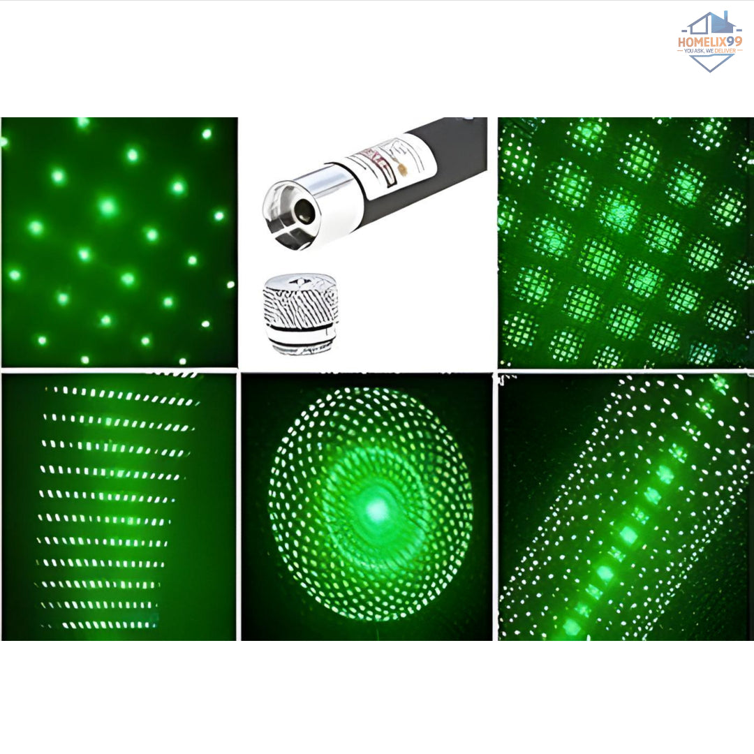Multipurpose Green Laser Pointer Pen – Powerful Beam & Cool Designs 🔦✨