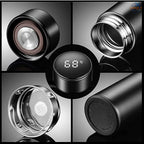 💧 SS Smart Vacuum Insulated Bottle (500ml) – LED Temperature Display | Hot & Cold Thermos 🔥❄️