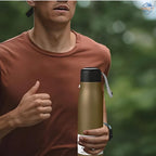Stainless Steel Water Bottle (550ml) – Vacuum Insulated Hot & Cold Thermos 💧🔥❄️