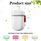 Leakproof Travel Soap Box – Waterproof & Durable Soap Holder (Random Color)