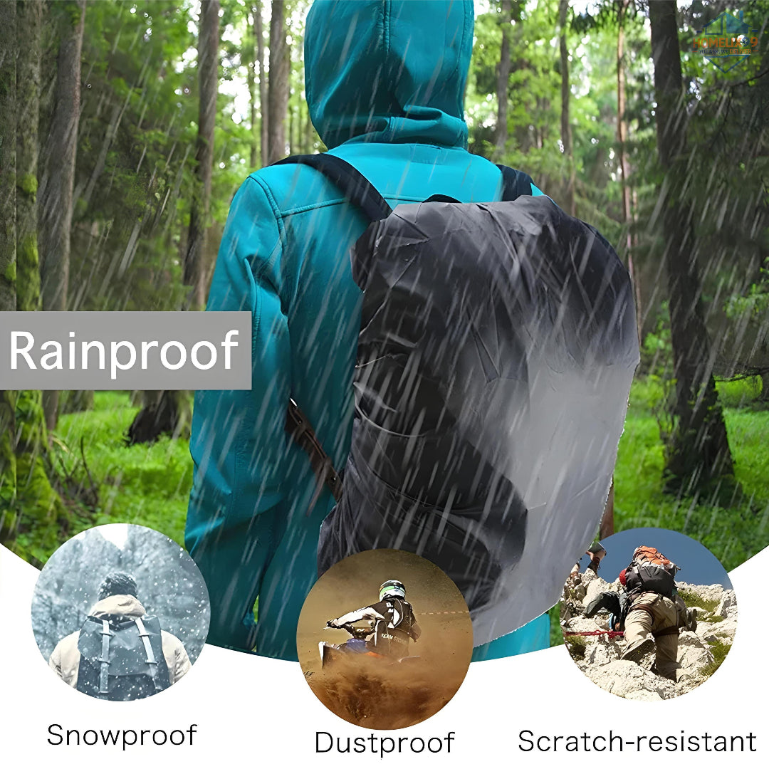 Waterproof Backpack Rain Cover with Buckle Strap – Dustproof, Windproof & UV Resistant
