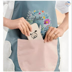 🧑‍🍳 Waterproof Kitchen Apron – Adjustable Fit with Pockets & Towel Sides for Cooking & Cleaning 🍳🧼