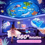 360° Rotating Starry Night Light – Magical Galaxy Projector 🌟🌙