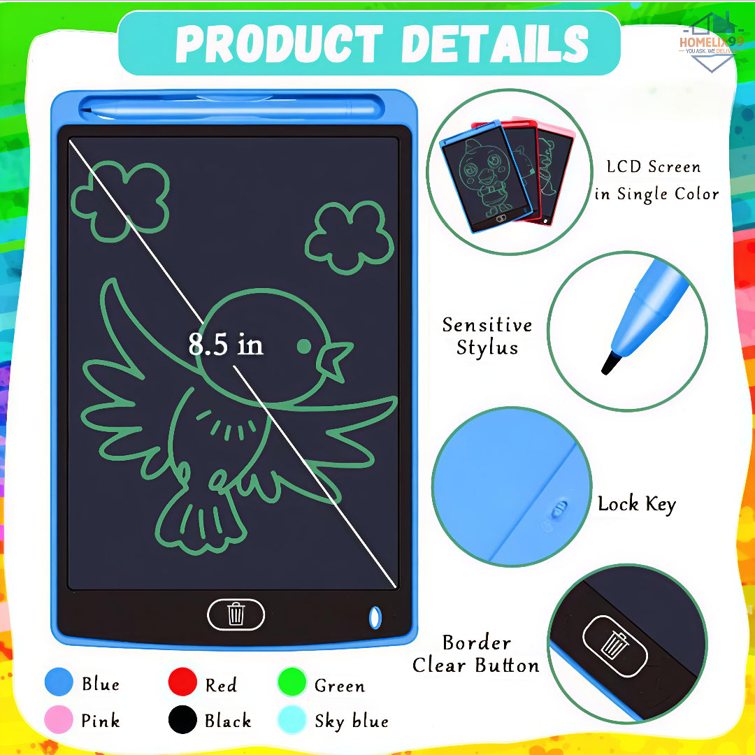 Children’s Magic Drawing Tablet – 8.5" LCD Writing Pad for Kids (Ages 3–6)