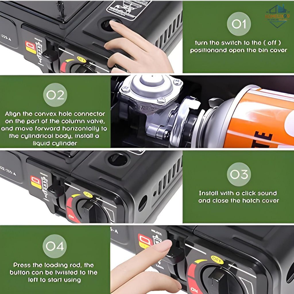 🔥 Portable Camping Gas Stove – Lightweight Outdoor Butane Burner for Hiking & Travel 🏕️🍳