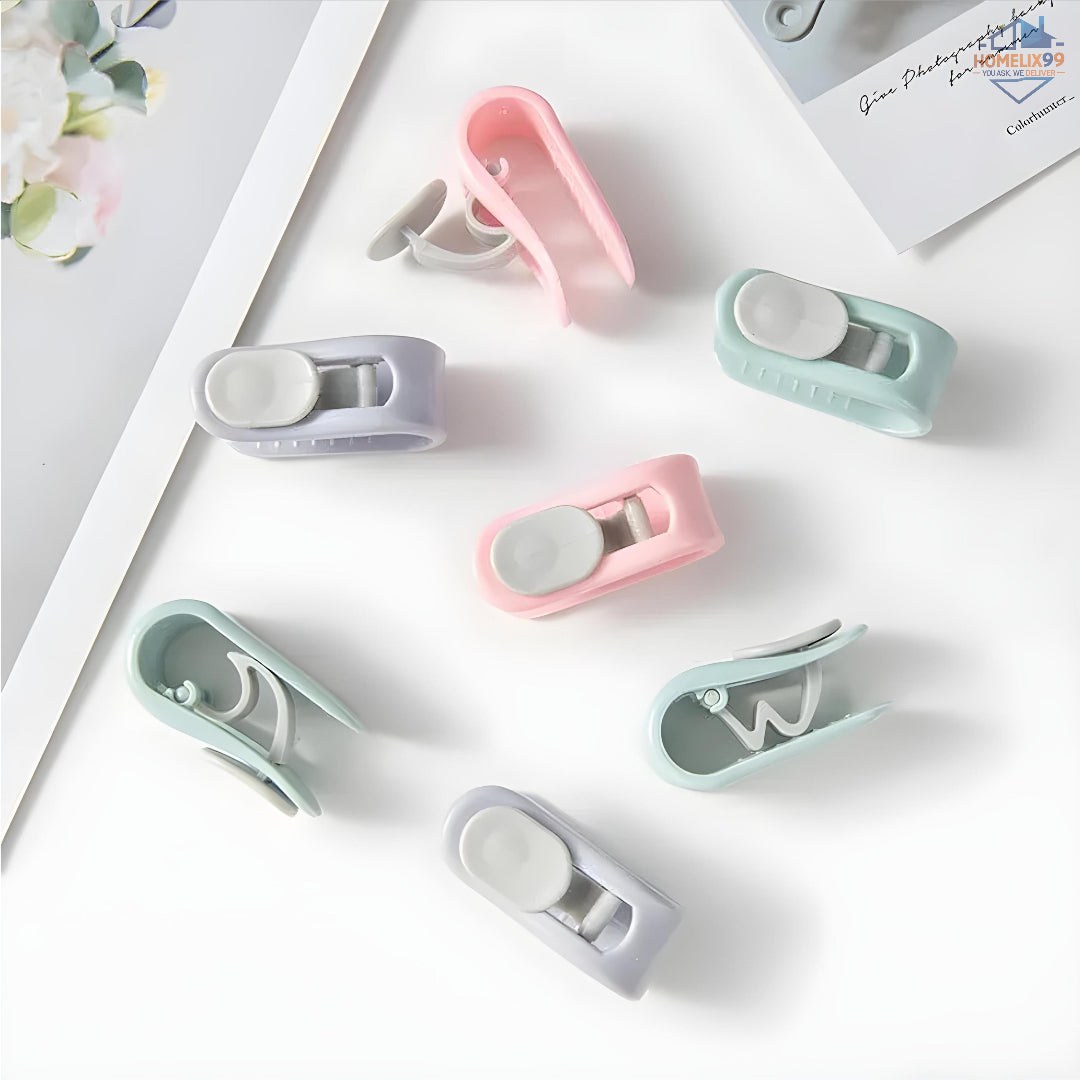 Anti-Slip Quilt Holder Clips – No-Slide Fasteners for Bedsheets, Blankets & Comforters (6 pcs set)