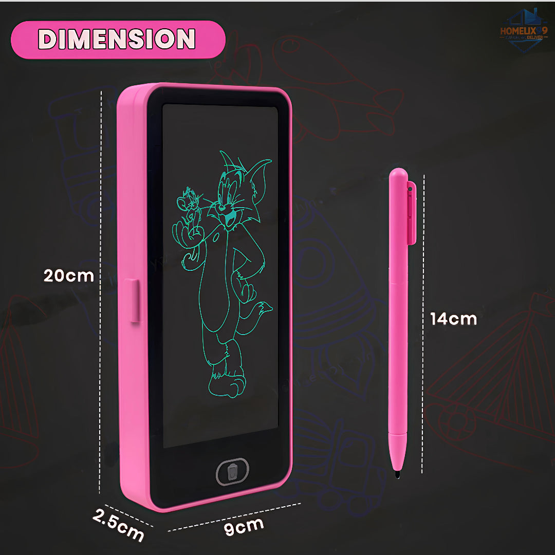 ✨📚 LCD Writing Tablet + Pencil Box for Kids – Doodle & Store Combo 💼🖊️