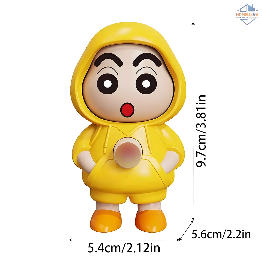 Face Changing Doll Keychain – 3 Fun Expressions Shinchan Accessory 🔑✨