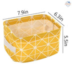 🧺 Foldable Small Multipurpose Canvas Storage Box – For Home, Kids & Travel 🧳