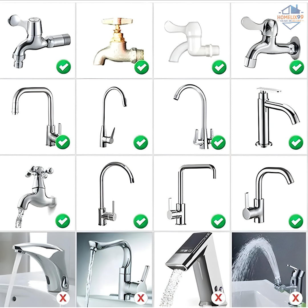 Six-Layer Carbon Faucet Filter – Universal Kitchen Tap Water Purifier