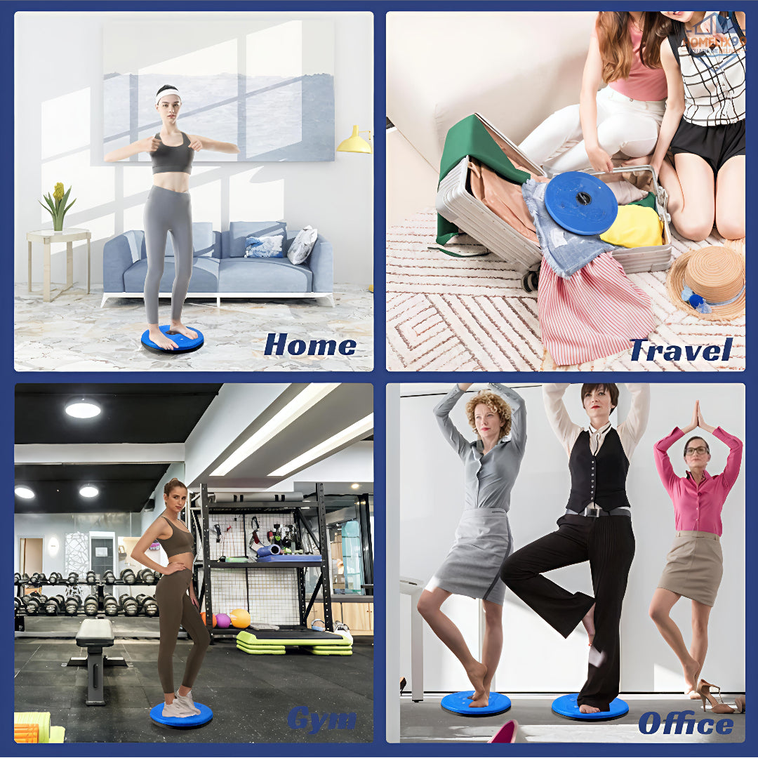 Twisting Waist Disc Body Twister – Magnetic Therapy Balance Board for Home Workouts