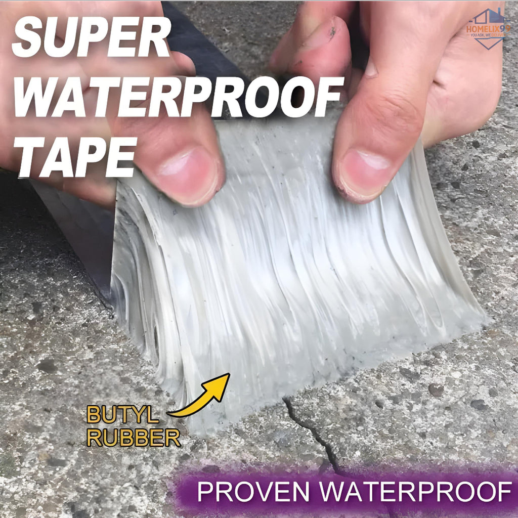 Waterproof Aluminium Rubber Tape – Heavy-Duty Leakage Repair & Sealant (16ft x 6in)