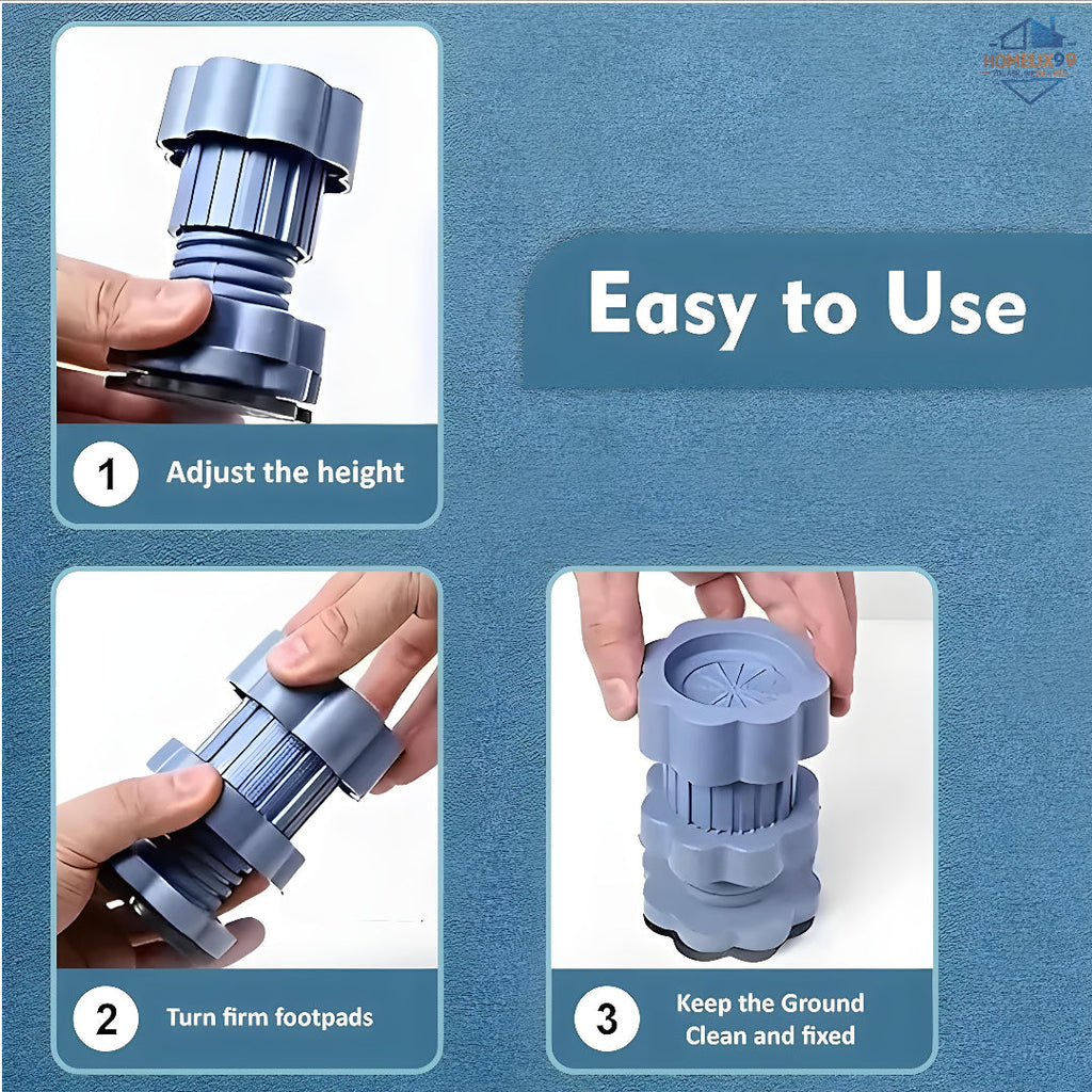 Heavy-Duty Washing Machine Stand – Vibration-Free & Easy-Clean Laundry Base
