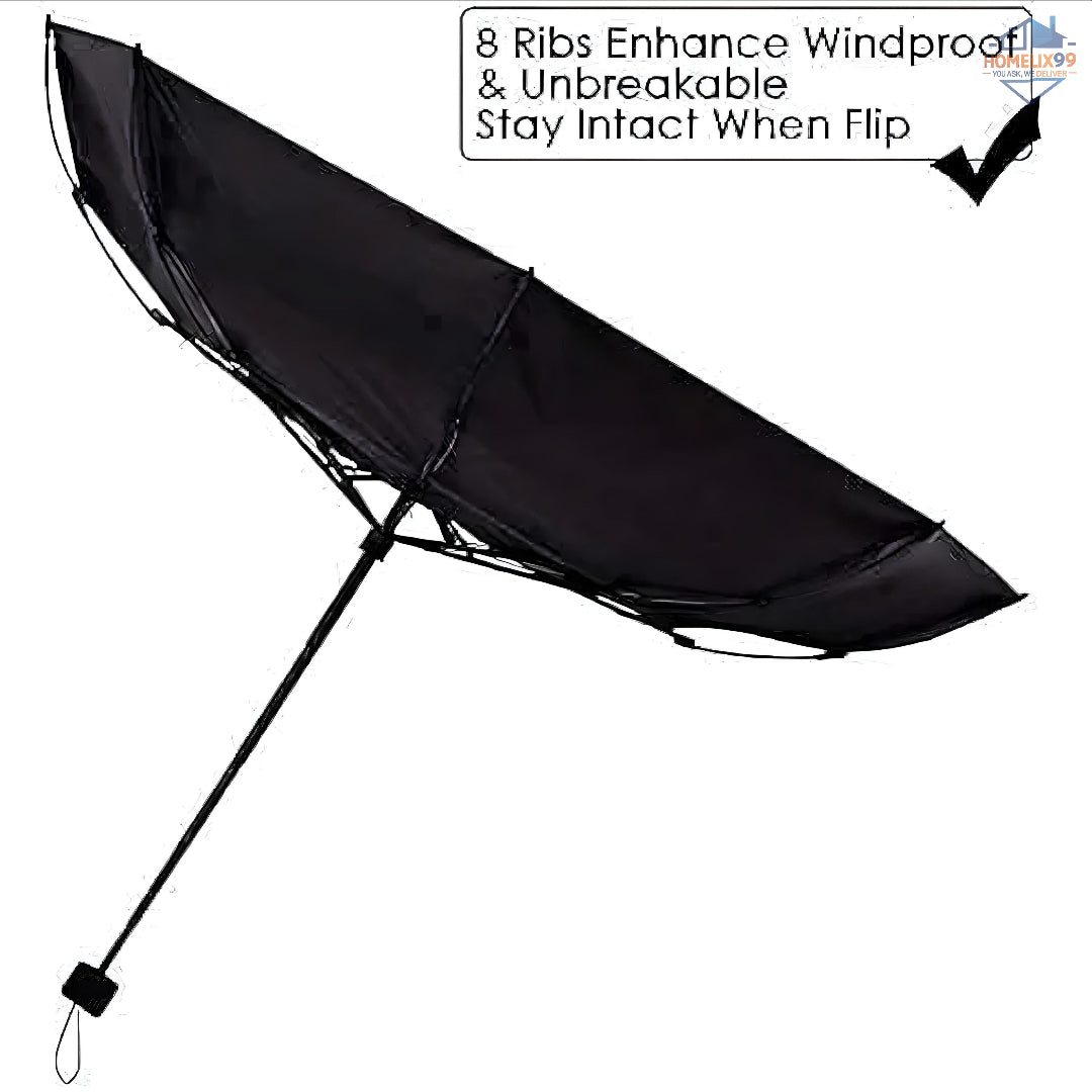 21" Wine Bottle Umbrella – Stylish Monsoon Parachute with UV Protection