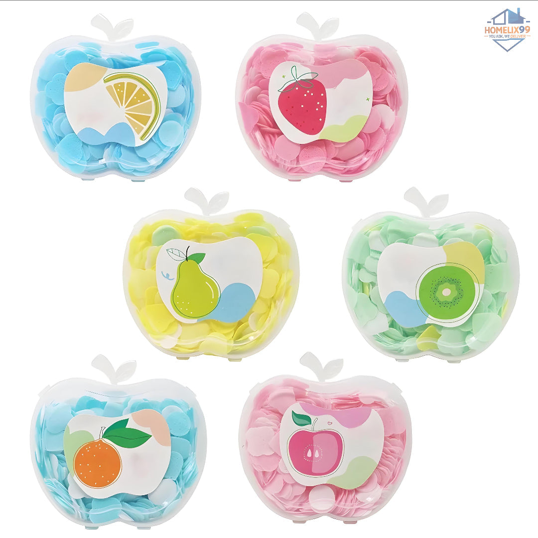Apple-Shaped Travel Soft Paper Soap Flower – Pocket Hygiene on the Go