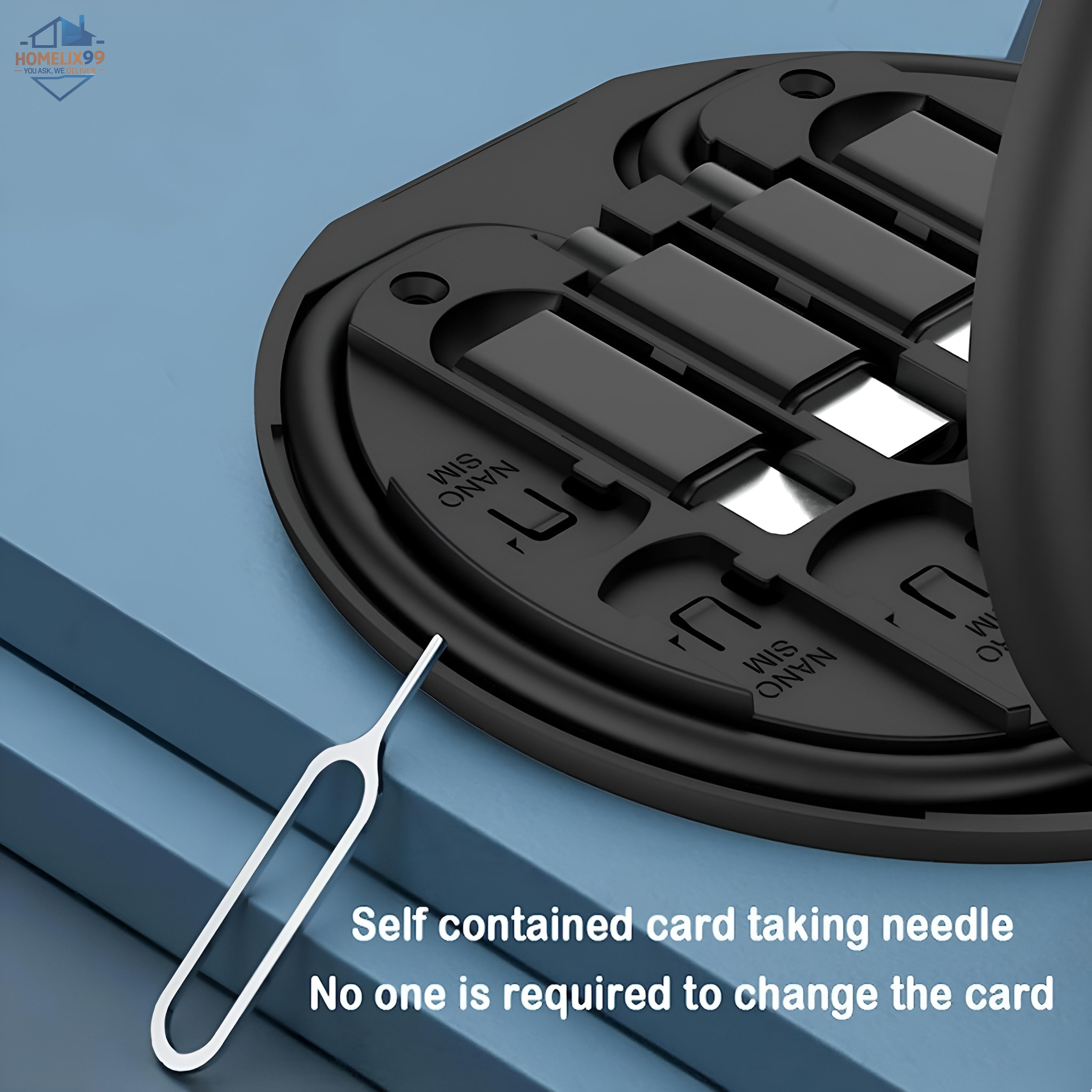5-in-1 Multi-Functional Charging Cable Kit with SIM Tool & Phone Stand | Fast Charging & OTG Adapter