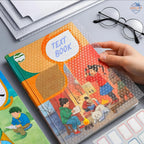 Self-Adhesive Transparent Book Covers (30-Pack) – Waterproof & Easy Peel Protection