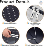 66 LTR Foldable Zip Organizer Bag with Steel Frame – Heavy-Duty Storage for Clothes, Sarees & Blankets