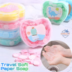 Apple-Shaped Travel Soft Paper Soap Flower – Pocket Hygiene on the Go
