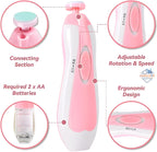 Electric Nail Trimmer for Babies – Safe & Silent Nail Cutter with LED Light