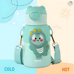 Cello Funz Stainless Steel Kids Flask – Hot & Cold Insulated Bottle (550ml)